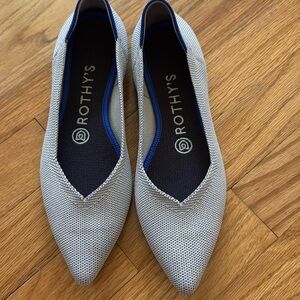 Rothy’s the point flats in flax birdseye‎